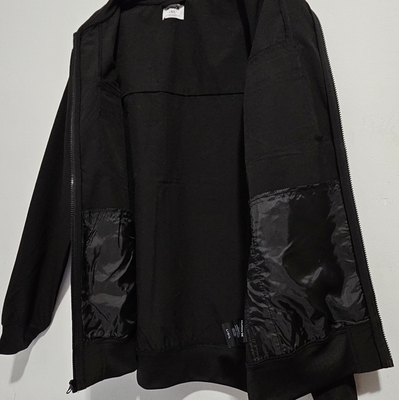 Hurley men's black windbreaker jacket with full zip closure Size L - Picture 6 of 16